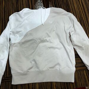 Psycho Bunny Cream and White Hoodie